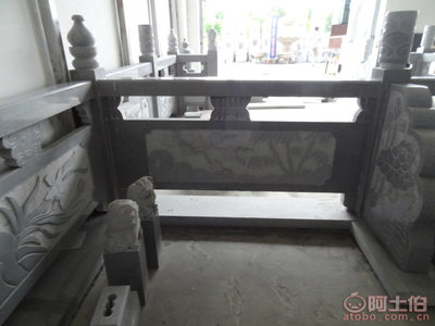 【宏坤诚信厂家花岗岩石栏杆芝麻灰栏杆多品种栏杆量多优惠】武汉市东西湖宏坤石材经营部 - 产品库